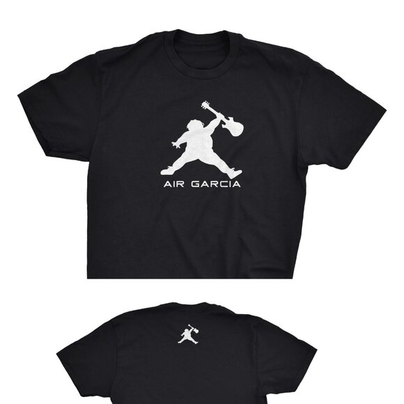 Air Garcia Jerry T-shirt Grateful Dead inspired Terrapin Station Tee Black - Picture 1 of 5